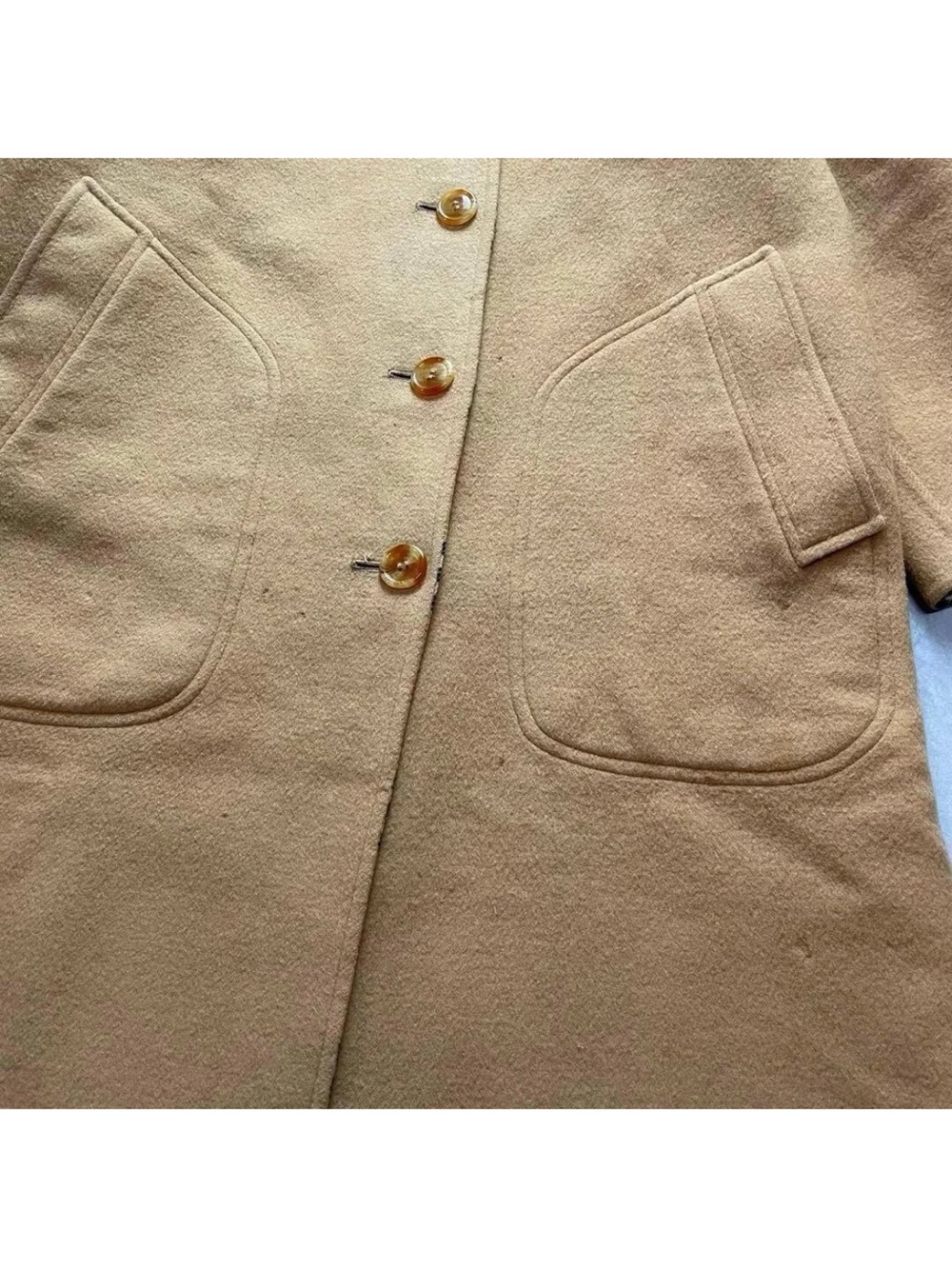 Burberry’s Vintage 100% wool reversible trench coat USED - Picture 8 of 11